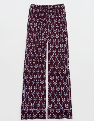 OVERSLEPT by Aerie Real Soft® Piping PJ Pant