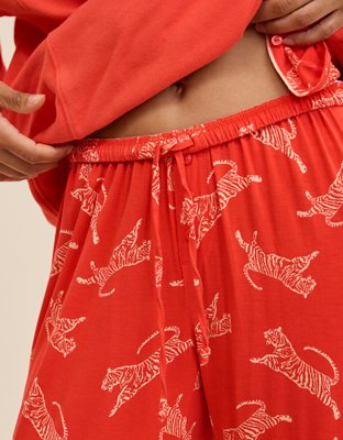 OVERSLEPT by Aerie Real Soft® Piping PJ Pant | Aerie