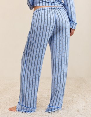 OVERSLEPT by Aerie Real Soft® Piping PJ Pant