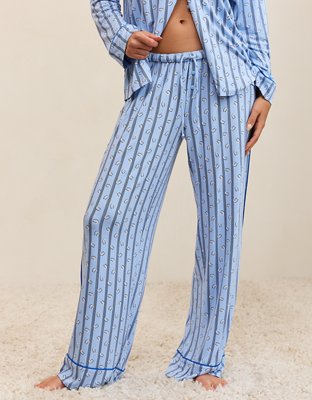 OVERSLEPT by Aerie Real Soft® Piping PJ Pant