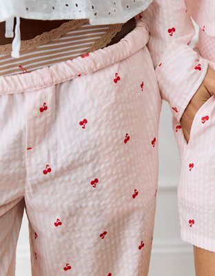 Aerie Off-Duty Seersucker Trouser PJ