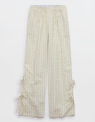 Aerie Off-Duty Seersucker Side Tie Trouser PJ