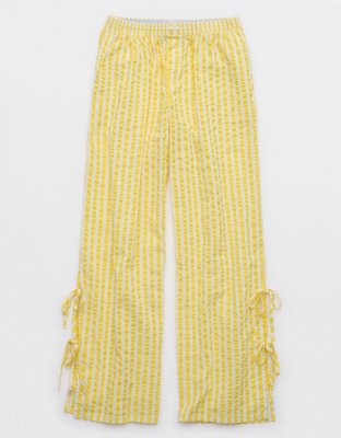Aerie Off-Duty Seersucker Side Tie Trouser PJ