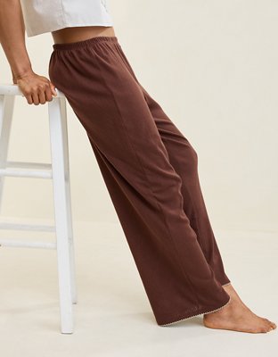 Aerie Off-Duty Pointelle Trouser PJ