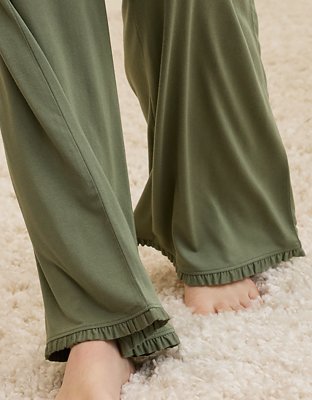 Aerie Real Soft® Ruffle Trouser PJ Pant