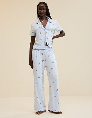 Aerie Real Soft® Ruffle Trouser PJ Pant