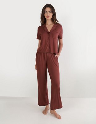 Aerie Real Soft® Ruffle Trouser PJ Pant