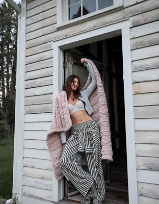 Aerie Street Flannel Trouser PJ | Aerie