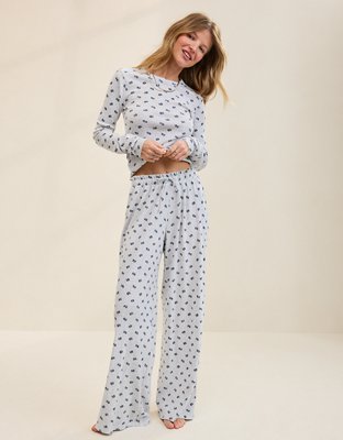 Aerie Off-Duty Pointelle Trouser PJ