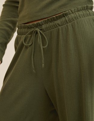 Aerie Off-Duty Pointelle Trouser PJ