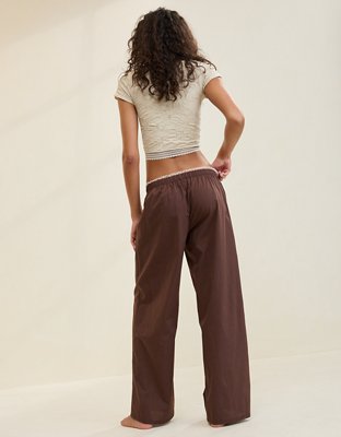 Aerie Off-Duty Poplin Trouser PJ