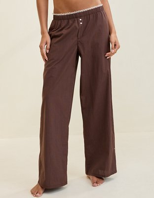 Aerie Off-Duty Poplin Trouser PJ