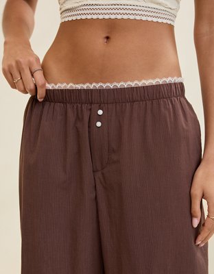 Aerie Off-Duty Trouser de Pijama de Popelina