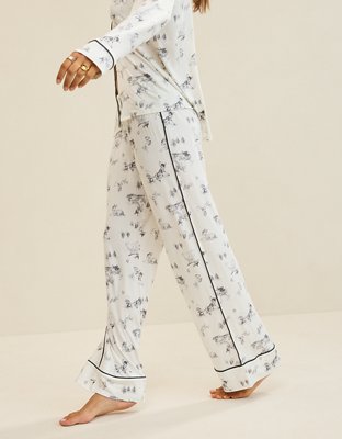 Aerie Bambi Real Soft Piping Trouser PJ