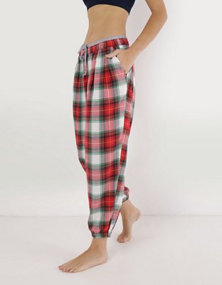 Aerie Street Flannel Jogger PJ