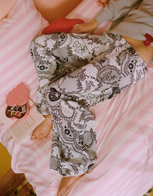 Aerie Satin Trouser PJ