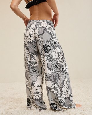 Aerie Satin Trouser PJ