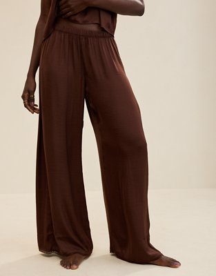 Aerie Satin Trouser PJ