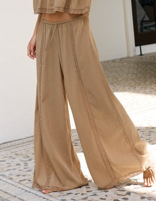 Aerie Cabana Wide Leg Pant
