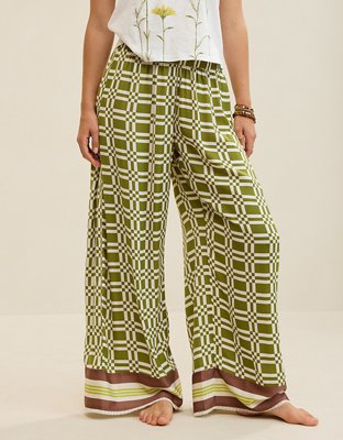 Aerie Satin Trouser PJ