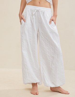 Aerie Seersucker Balloon Pant