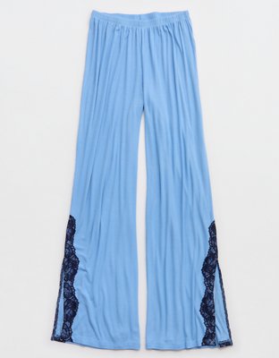 OVERSLEPT by Aerie Real Soft Ribbed Trouser PJ