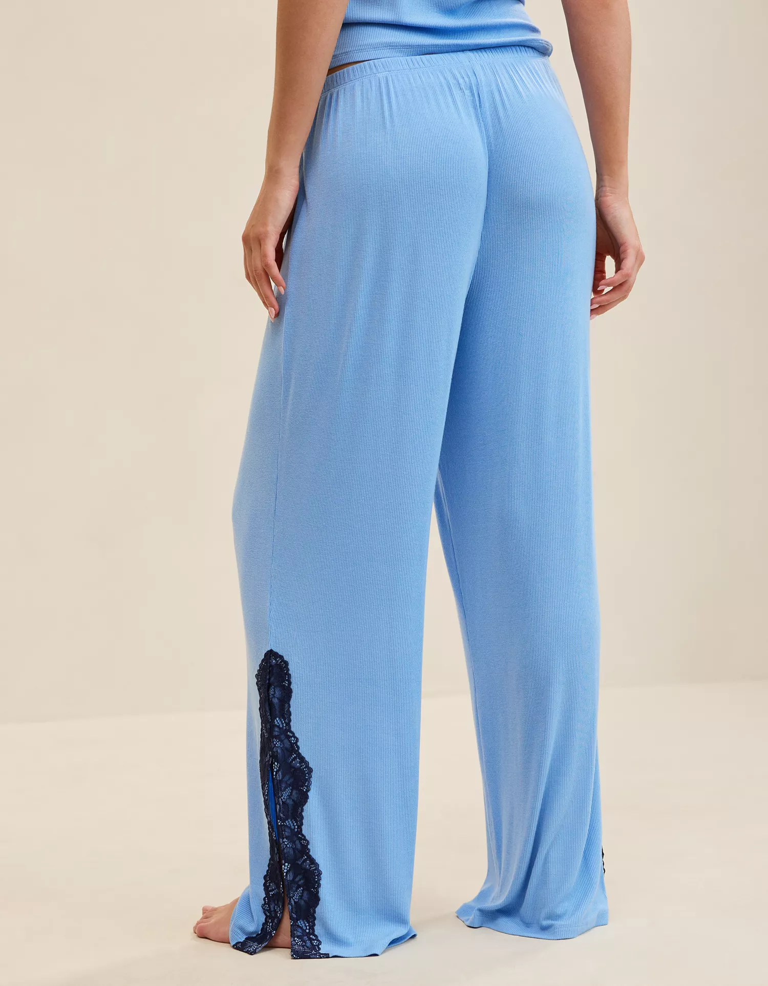 OVERSLEPT by Aerie Real Soft® Ribbed Trouser PJ - thumbnail 2