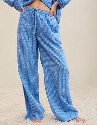 OVERSLEPT by Aerie Seersucker Trouser Pant | Aerie