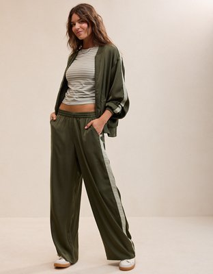 OVERSLEPT by Aerie Liquid Satin PJ Pant | Aerie