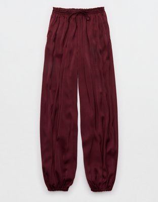 OVERSLEPT by Aerie Liquid Satin Balloon Pant