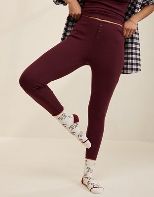 OVERSLEPT by Aerie Pointelle Legging