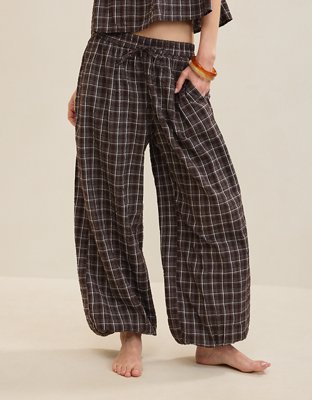 Aerie Seersucker Balloon Pant
