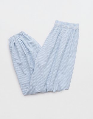 Aerie Seersucker Balloon Pant