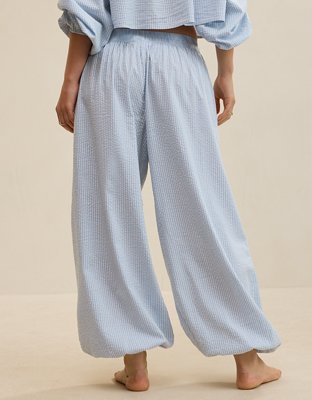 Aerie Seersucker Balloon Pant