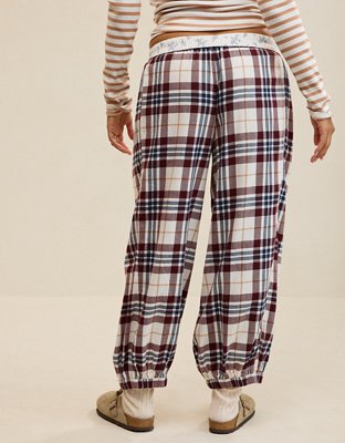 Aerie Flannel Balloon Pant
