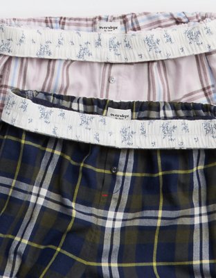 OVERSLEPT by Aerie Flannel Balloon Pant