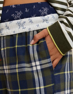 OVERSLEPT by Aerie Flannel Balloon Pant