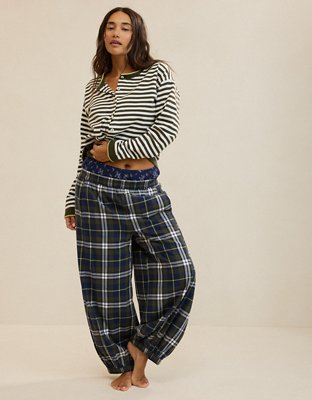 Aerie Flannel Balloon Pant