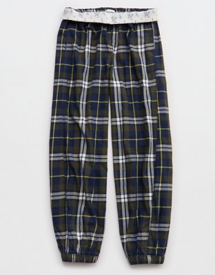 OVERSLEPT by Aerie Flannel Balloon Pant
