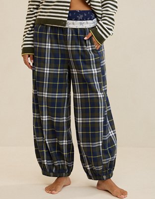 Aerie Flannel Balloon Pant
