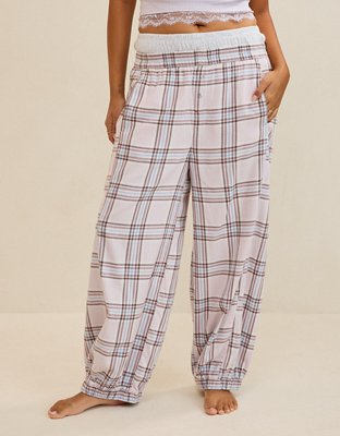 Aerie Flannel Balloon Pant