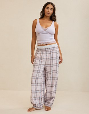 Aerie Flannel Balloon Pant