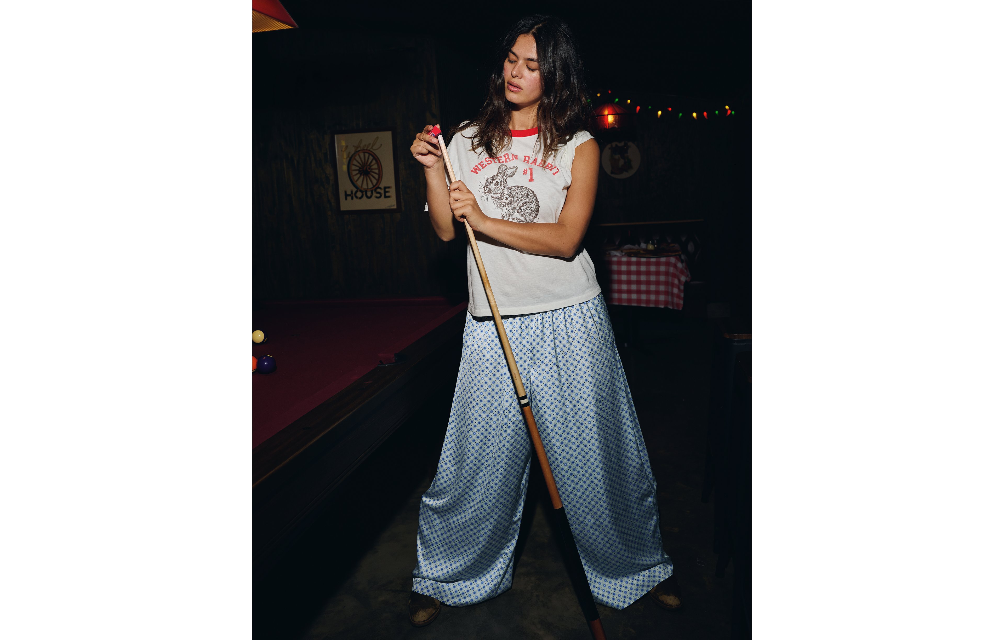 Aerie Liquid Satin Wide Leg Pant