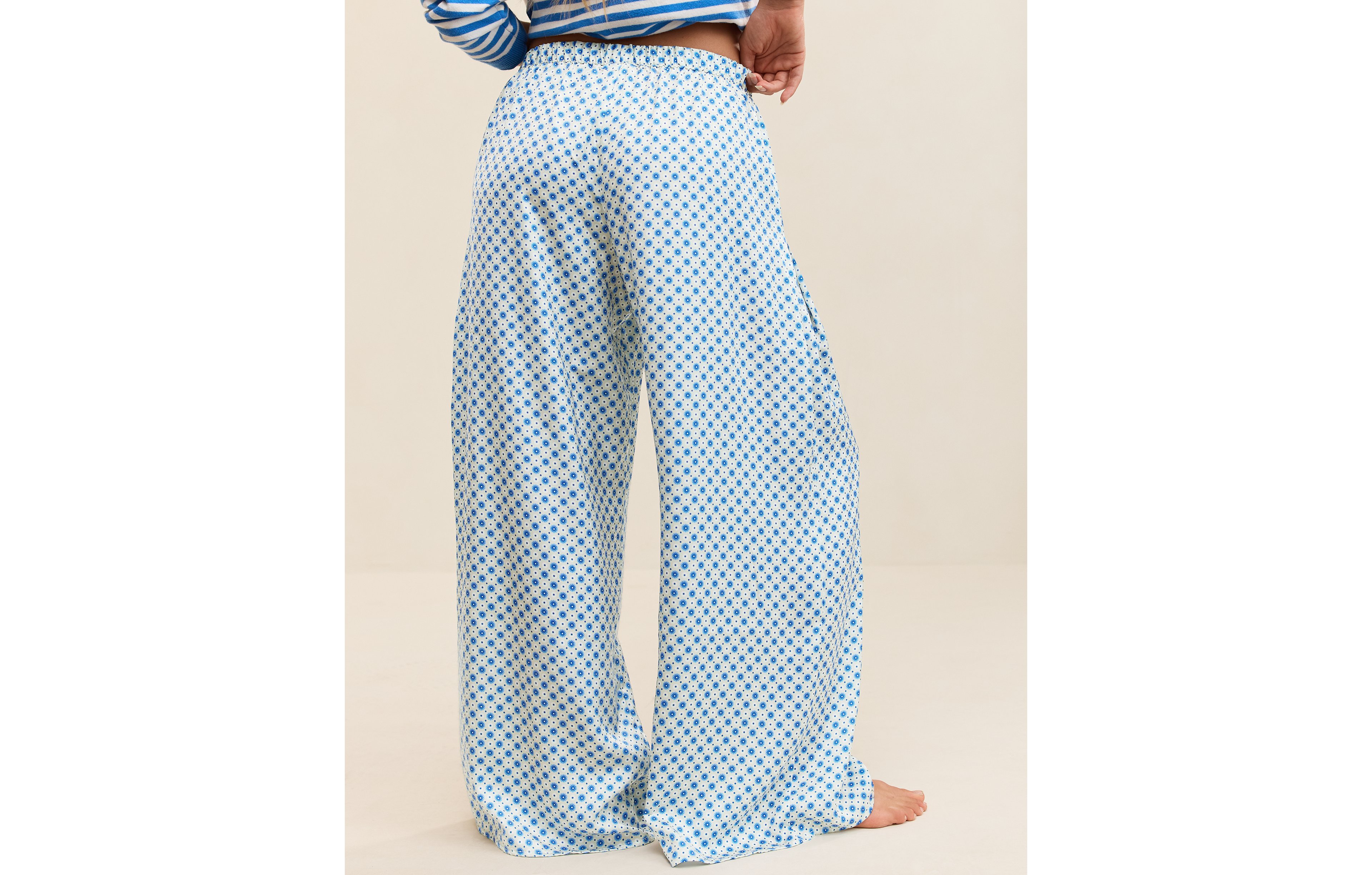 Aerie Liquid Satin Wide Leg Pant