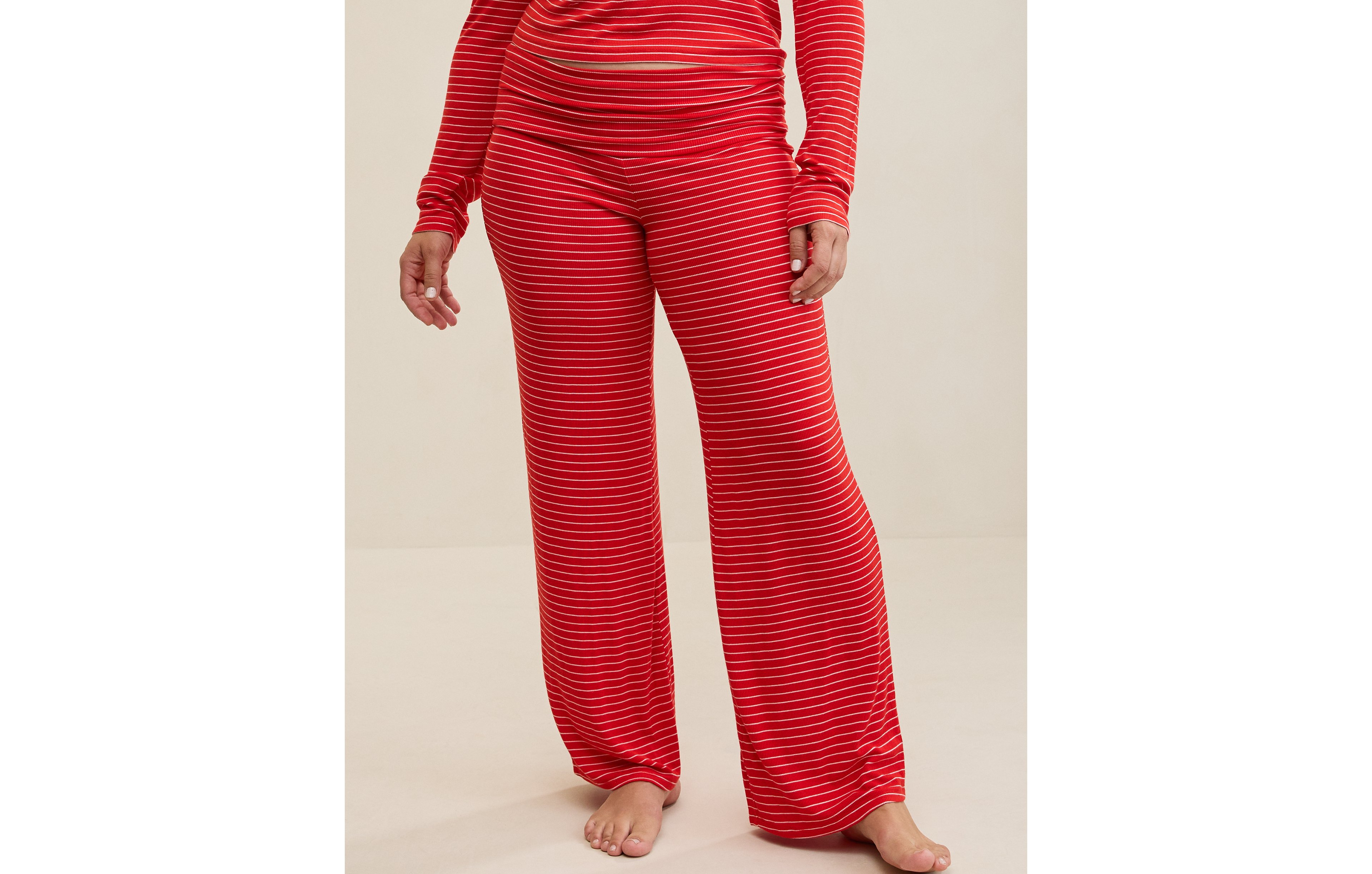 Aerie Real Soft® Rib Foldover PJ Pant
