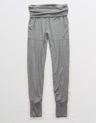 aerie foldover jogger