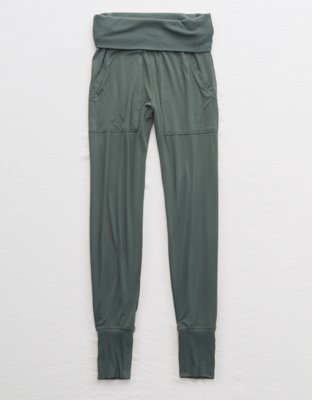 American Eagle Outfitters, Pants & Jumpsuits, Aerie Real Soft Foldover  Jogger