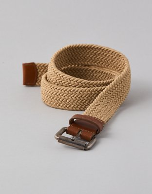 Braided Stretch Webbing Belt - PARISIAN STOCK : Accessories-Belts : Fifth  Avenue Menswear