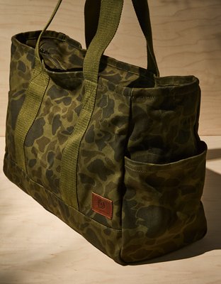 AE x Tru Kolors Camo Canvas Tote Bag