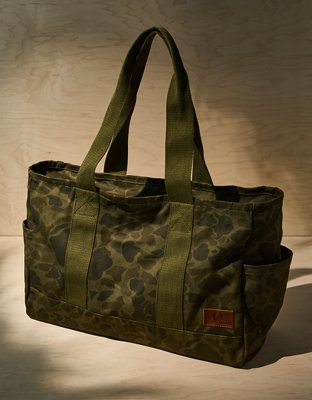 AE x Tru Kolors Camo Canvas Tote Bag